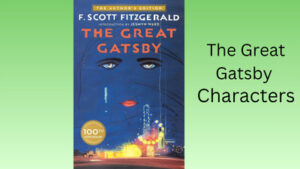 the great gatsby characters cover page